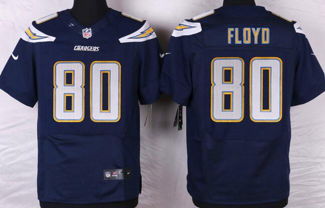 Nike San Diego Chargers 80 Malcom Floyd Elite Blue football Jerseys