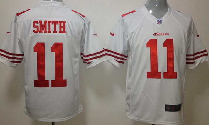 Nike San Francisco 49ers 11 Alex Smith Game white NFL Jerseys