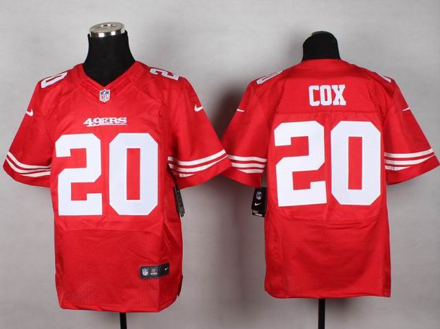 Nike San Francisco 49ers 20 Fletcher Cox Elite red NFL Jerseys