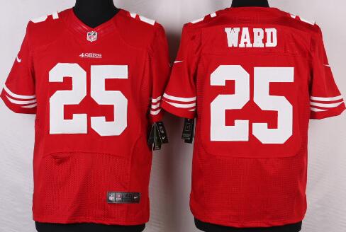 Nike San Francisco 49ers 25 Jimmie Ward Red Elite Jerseys