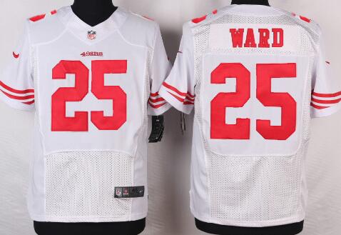 Nike San Francisco 49ers 25 Jimmie Ward white Elite Jerseys