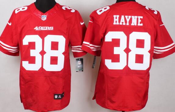 Nike San Francisco 49ers 38 Jarryd Hayne red elite nfl jerseys