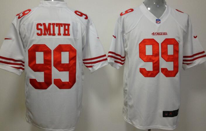 Nike San Francisco 49ers 99 Aldon Smith Game White NFL Jersey