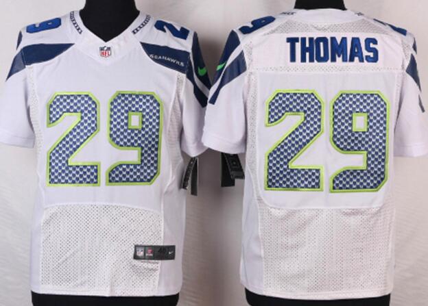 Nike Seattle Seahawks 29 Earl Thomas Elite White NFL Jerseys