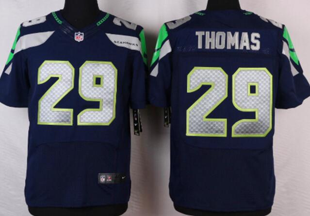 Nike Seattle Seahawks 29 Earl Thomas elite blue NFL Jerseys