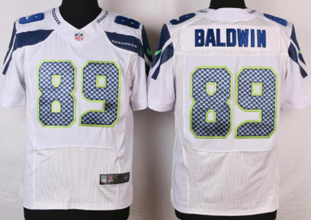 Nike Seattle Seahawks 89 baldwin white elite Jersey