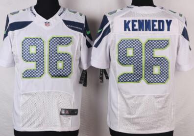 Nike Seattle Seahawks 96 Cortez Kennedy Elite White NFL Jerseys