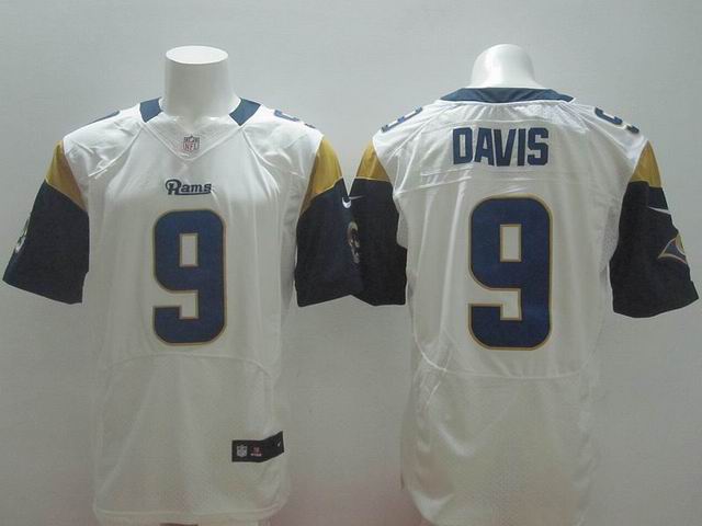 Nike St. Louis Rams 9 Austin Davis White elite football men Jersey