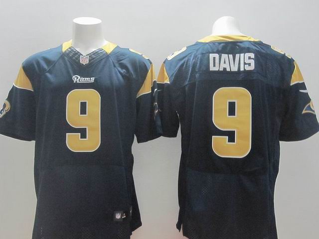 Nike St. Louis Rams 9 Austin Davis blue elite football men Jersey