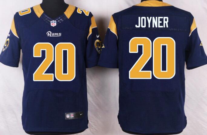 Nike St.Louis Rams 20 Lamarcus Joyner blue elite football men Jersey