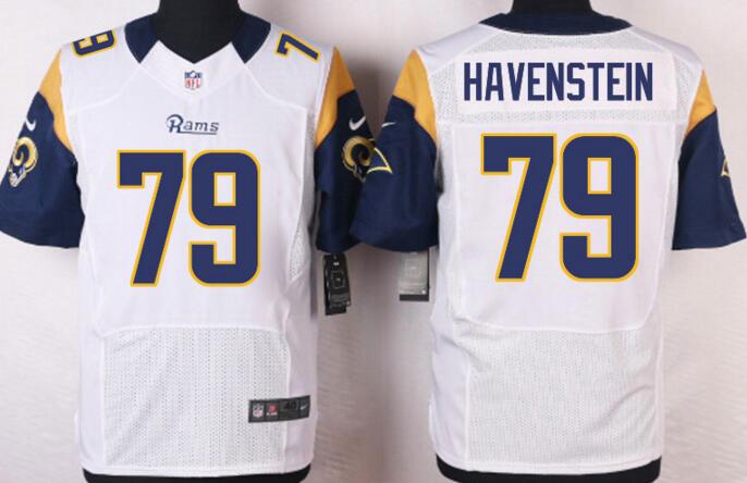 Nike St.Louis Rams 79 Rob Havenstein white elite football men Jerseys