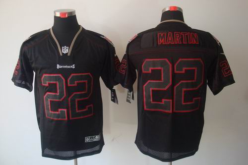 Nike Tampa Bay Buccaneers 22 Doug Martin Elite Black NFL Lights Out Jerseys