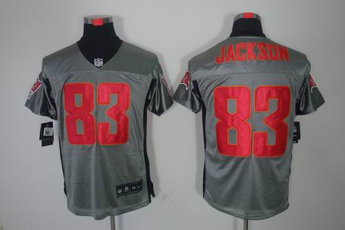 Nike Tampa Bay Buccaneers 83 Vincent Jackson Elite NFL Grey Shadow Jerseys