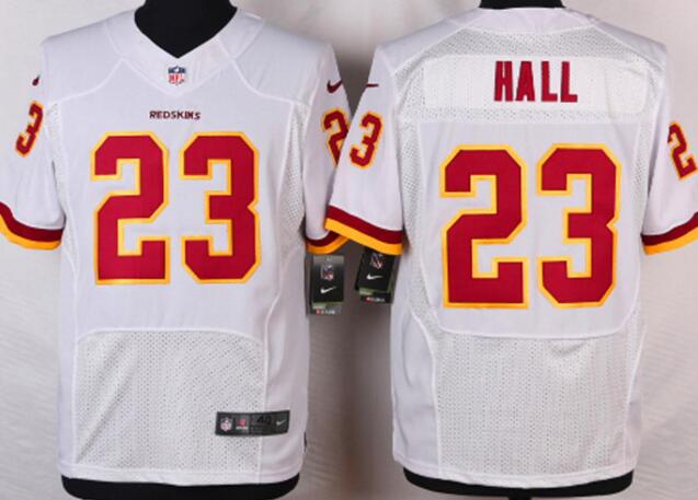 Nike Washington Redskins 23 DeAngelo Hall elite white NFL Jerseys