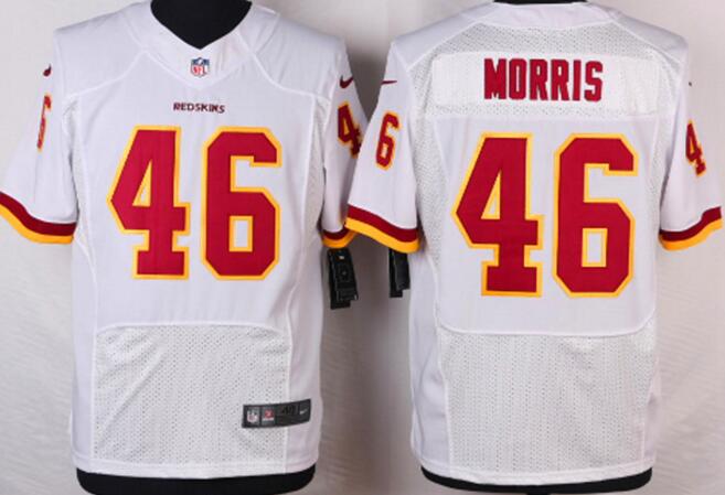 Nike Washington Redskins 46 Alfred Morris elite white NFL Jerseys