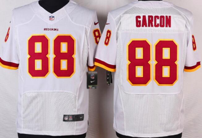 Nike Washington Redskins 88 Pierre Garcon Elite White NFL Jerseys