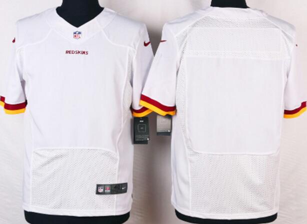 Nike Washington Redskins Blank Elite White NFL Jerseys