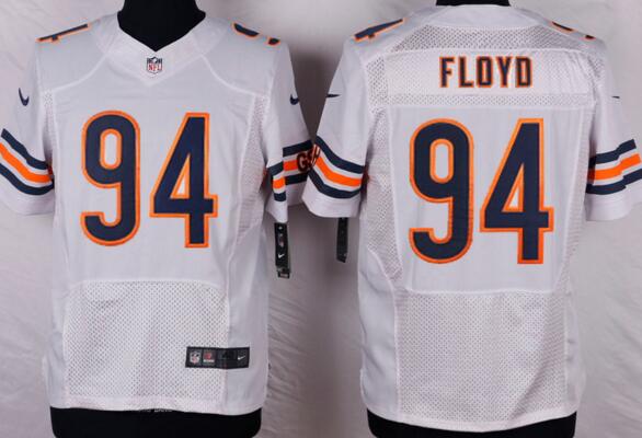 Nike chicago bears 94 Leonard Floyd white elite nfl jerseys