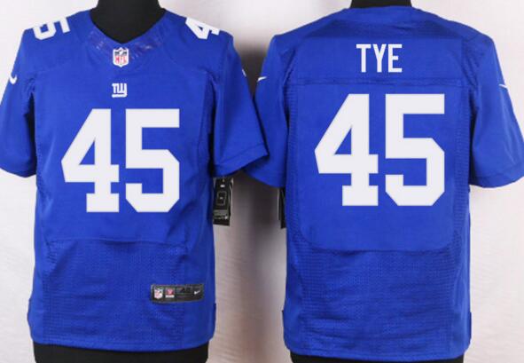 Nike new York Giants 45 Will Tye men elite blue nfl football Jersey