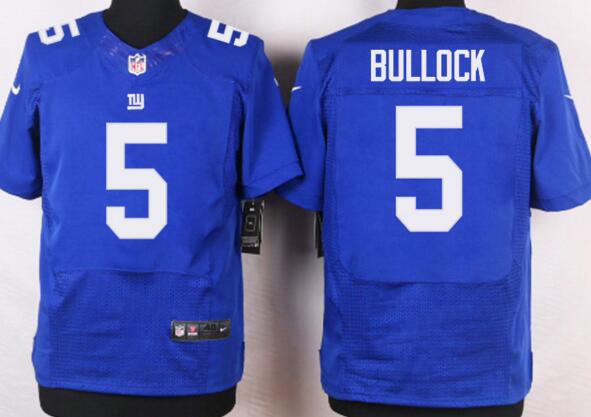 Nike new York Giants 5 Randy Bullock elite blue nfl football Jerseys