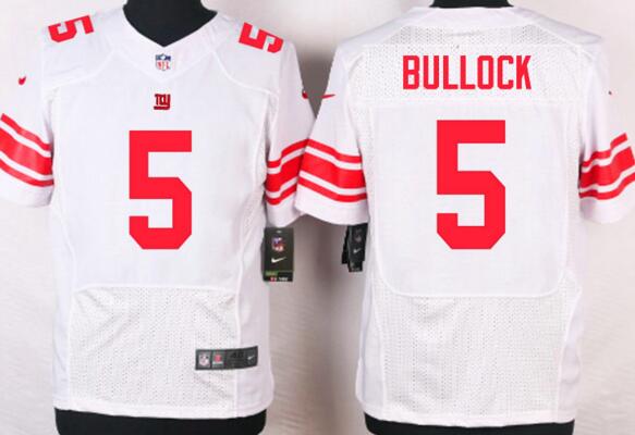 Nike new York Giants 5 Randy Bullock elite white nfl football Jerseys