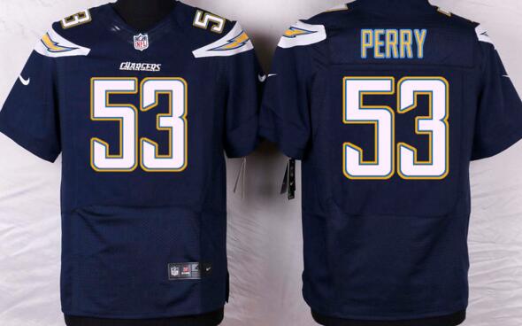 Nike san diego chargers 53 Nick Perry elite blue NFL jerseys