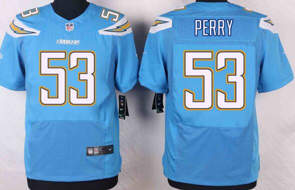 Nike san diego chargers 53 Nick Perry elite skyblue NFL jerseys