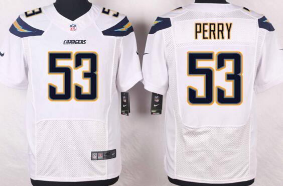 Nike san diego chargers 53 Nick Perry elite white NFL jerseys