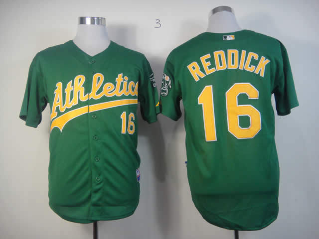 Oakland Athletics 16 Josh Reddick Green men MLB baseball Jerseys