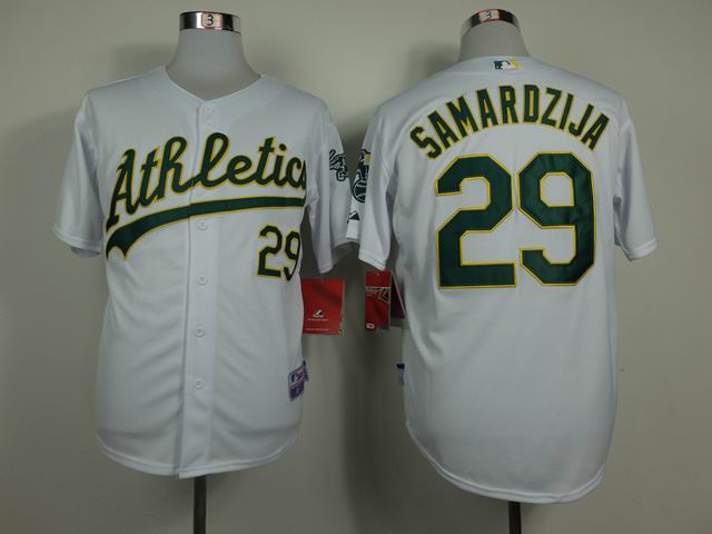 Oakland Athletics 29 SJeff Samardzija white mlb jerseys