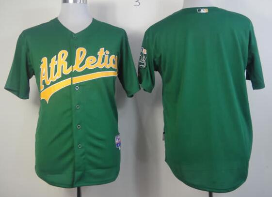 Oakland Athletics Blank Green MLB Jerseys