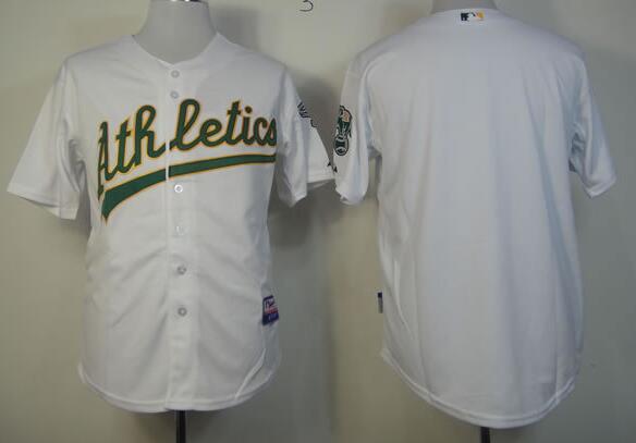 Oakland Athletics Blank white MLB Jerseys