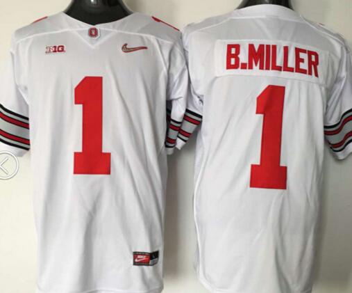 Ohio State Buckeyes 1 Braxton Miller white men College ncaa Football Jerseys Ohio State Buckeyes 1 Braxton Miller white men College ncaa Football Jerseys