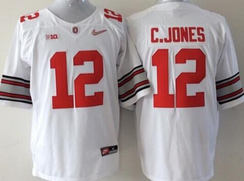 Ohio State Buckeyes 12 Cardale Jones white men College ncaa Football Jerseys Ohio State Buckeyes 12 Cardale Jones white men College ncaa Football Jerseys
