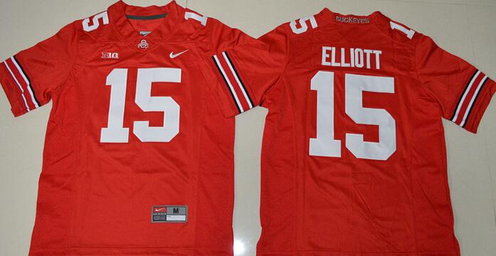Ohio State Buckeyes 15 Ezekiel Elliott red men College ncaa Football limited Jersey Ohio State Buckeyes 15 Ezekiel Elliott red men College ncaa Football limited Jersey