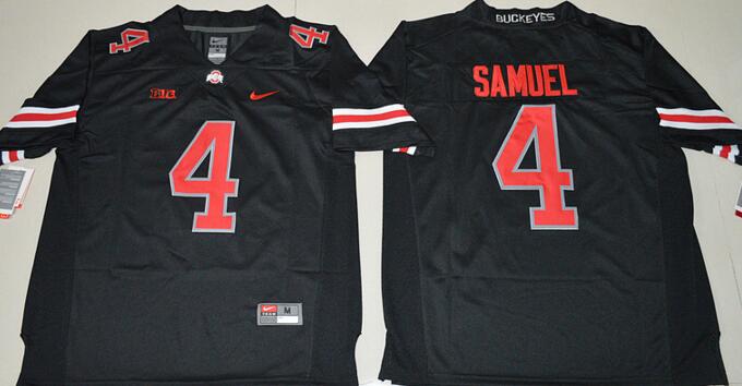 Ohio State Buckeyes 4 Curtis Samuel Black red men College ncaa Football Jerseys