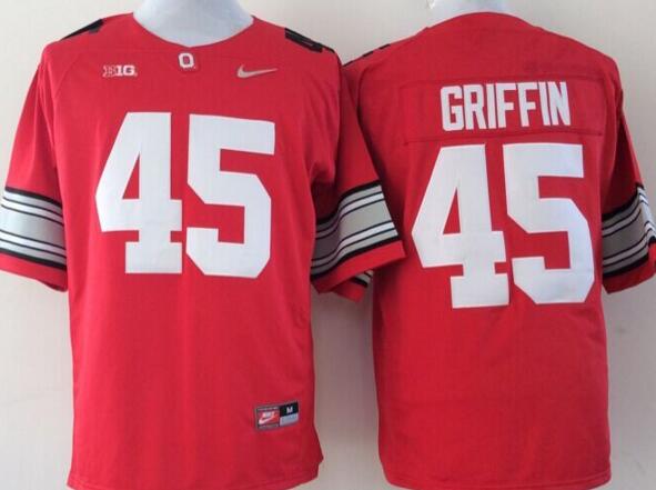 Ohio State Buckeyes 45 Archie Griffin red men College ncaa Football Jersey