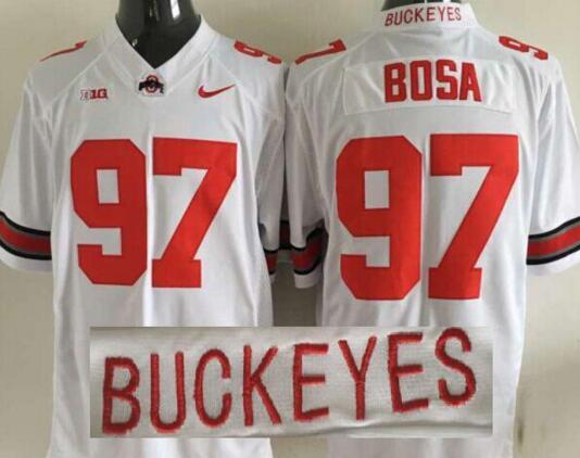 Ohio State Buckeyes 97 Joey Bosa white men College ncaa Football Jerseys Ohio State Buckeyes 97 Joey Bosa white men College ncaa Football Jerseys