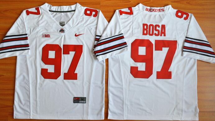 Ohio State Buckeyes 97 Joey Bosa white mens College ncaa Football Jersey