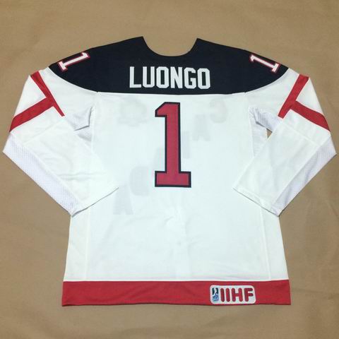 Olympic CA. 1 Roberto Luongo White 100th Anniversary Stitched men nhl hockey jerseys