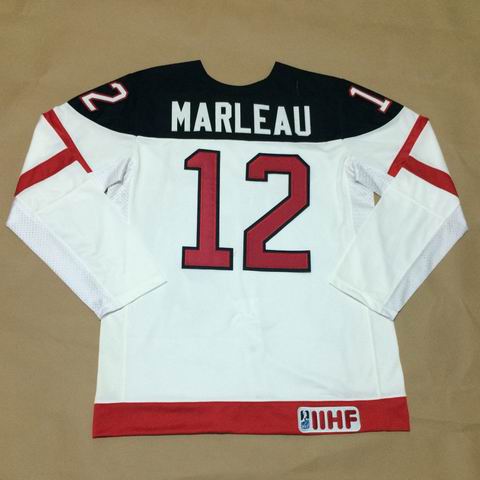 Olympic CA. 12 Patrick Marleau White 100th Anniversary Stitched men nhl hockey jerseys