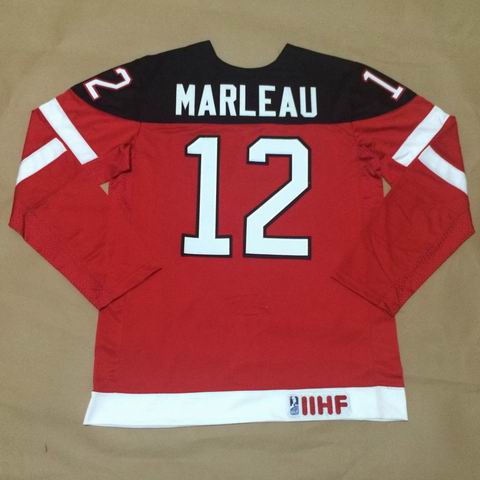 Olympic CA. 12 Patrick Marleau red 100th Anniversary Stitched men nhl hockey jerseys