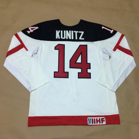 Olympic CA. 14 Chris Kunitz White 100th Anniversary Stitched men nhl hockey jerseys