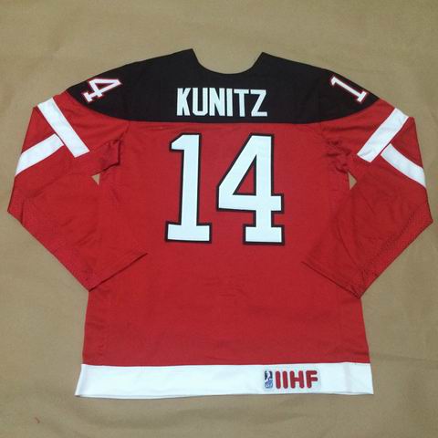 Olympic CA. 14 Chris Kunitz red 100th Anniversary Stitched men nhl hockey jerseys