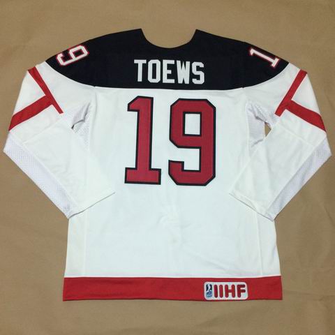 Olympic CA. 19 Jonathan Toews White 100th Anniversary Stitched men nhl hockey jerseys