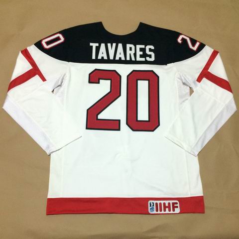 Olympic CA. 20 John Tavares White 100th Anniversary Stitched men nhl hockey jerseys