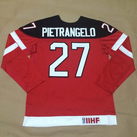 Olympic CA. 27 Alex Pietrangelo 100th Anniversary Stitched red men nhl hockey jerseys