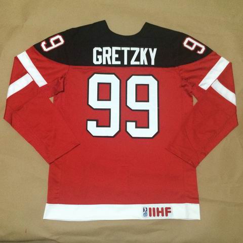 Olympic CA. 99 Wayne Gretzky Red 100th Anniversary Stitched men nhl hockey jerseys