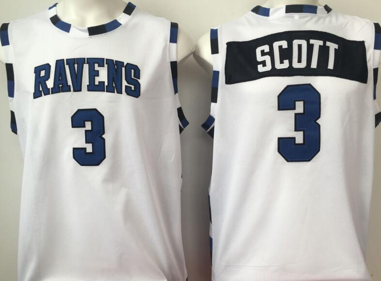 One Tree Hill Ravens 3 Lucas Scott White men Basketball college ncaa jersys