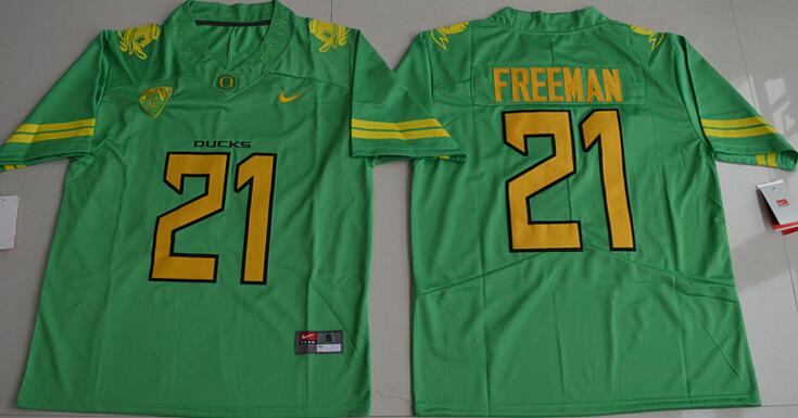 Oregon Ducks 21 Royce Freeman green men College ncaa Football Jerseys
